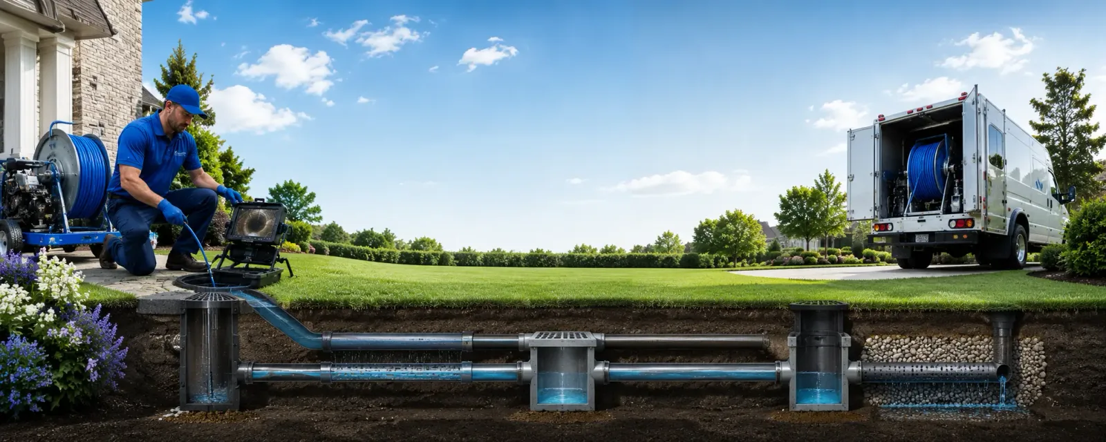 Outdoor drain cleaning information for Minersville, PA